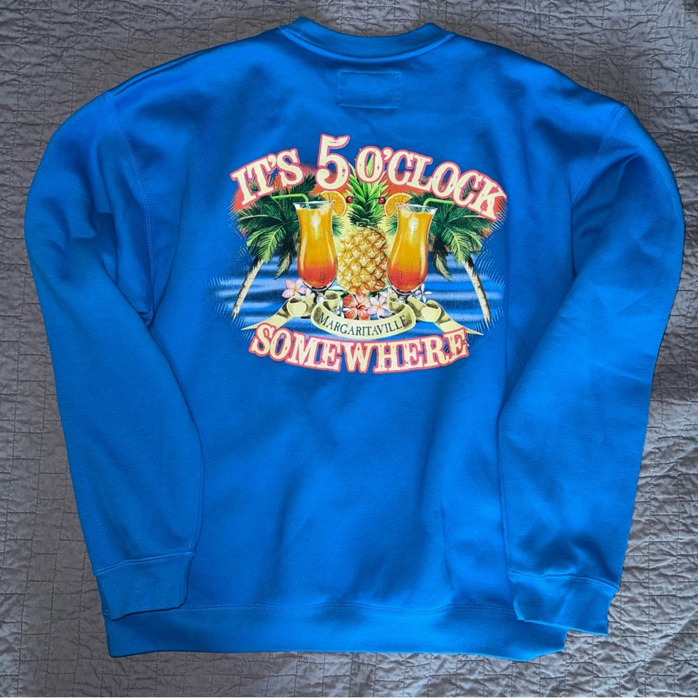 Margaritaville 5 O’Clock Somewhere Blue Sweatshirt